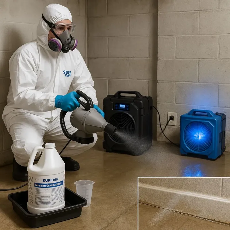 Sanitization and Odor Removal process in Bay County, FL